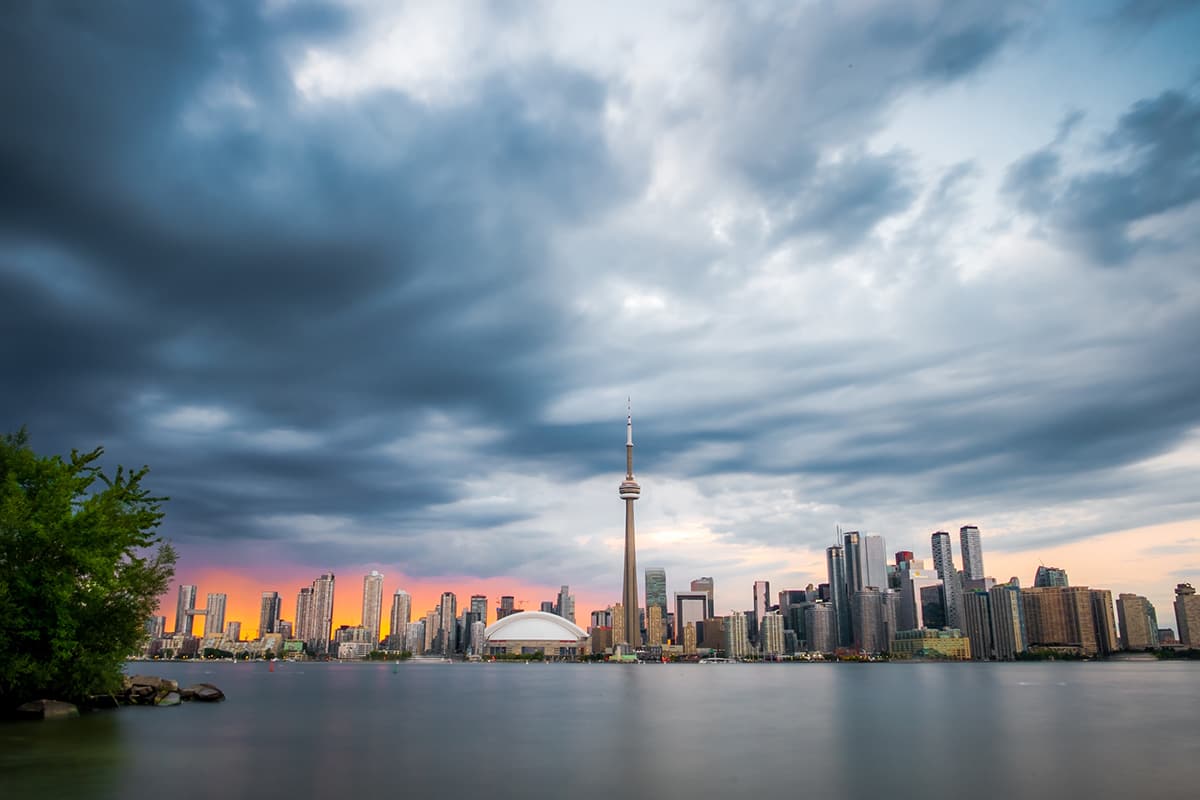 Toronto skyline seen from Toronto Islands